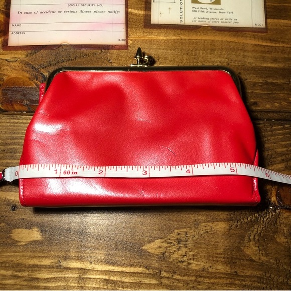 Rolf’s Vintage Red Cowhide Wallet/Coon Purse - Picture 11 of 13